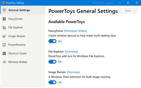 Microsoft PowerToys for Windows